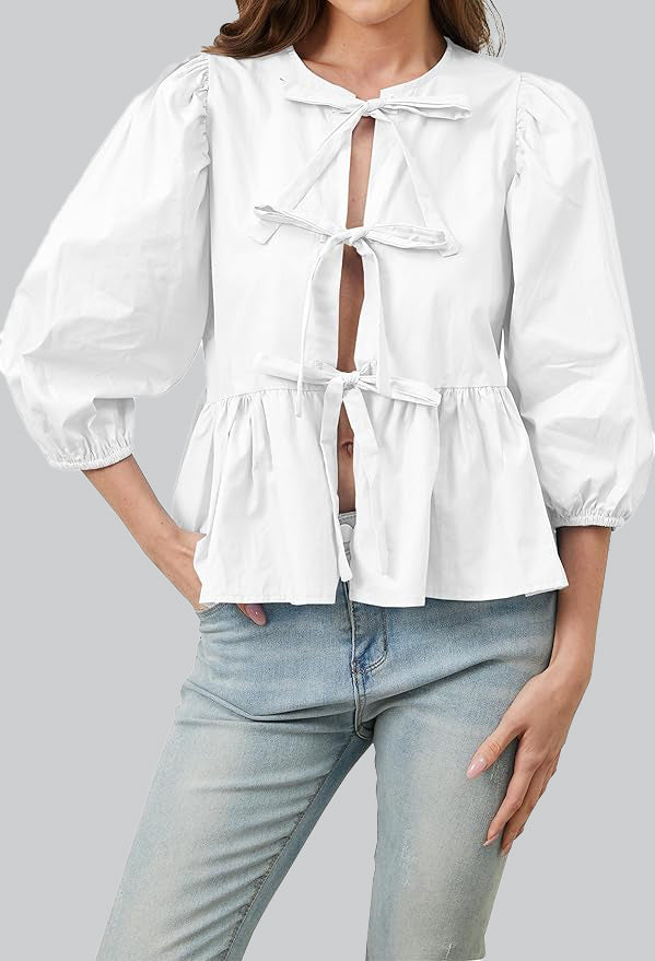 Top Peplum Lazo de Brisa