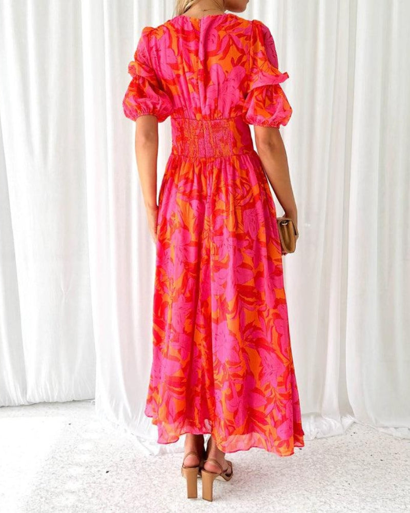 Esmeralda – Vestido Largo Rojo Chic