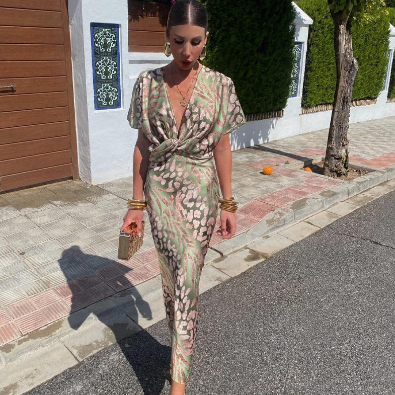 Paloma - Langes Kleid aus Samt