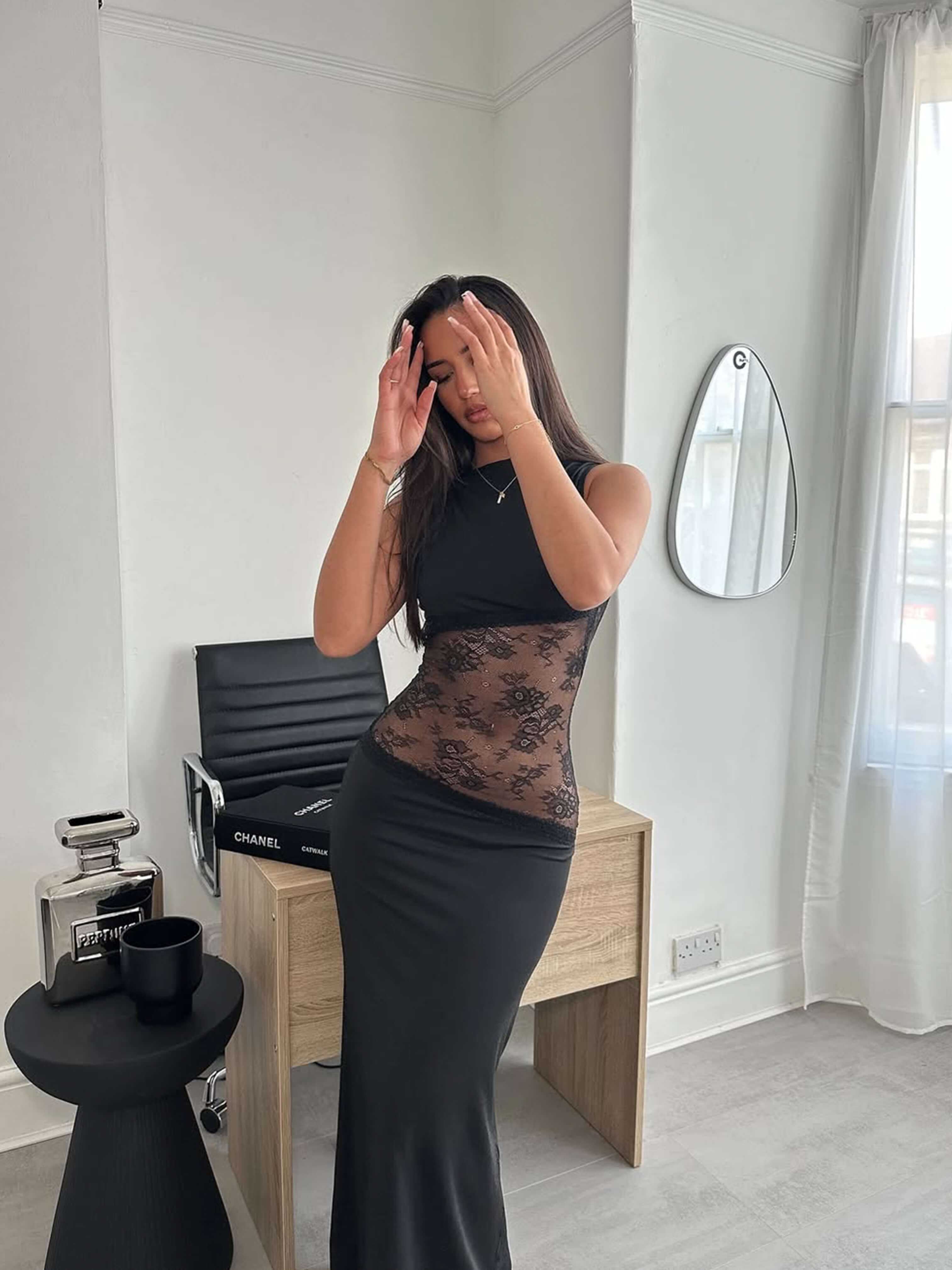 Estela – Vestido Largo de Encaje