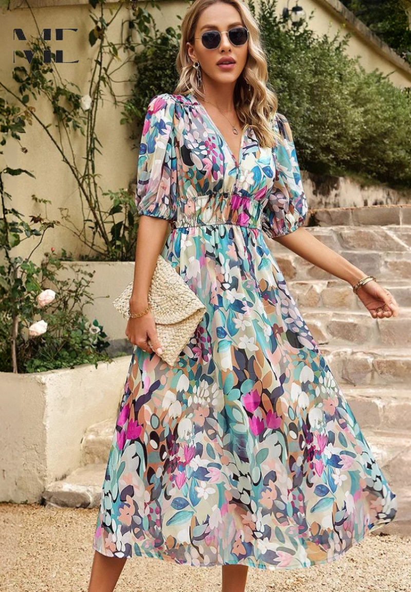 Elena - Vestito midi modellante