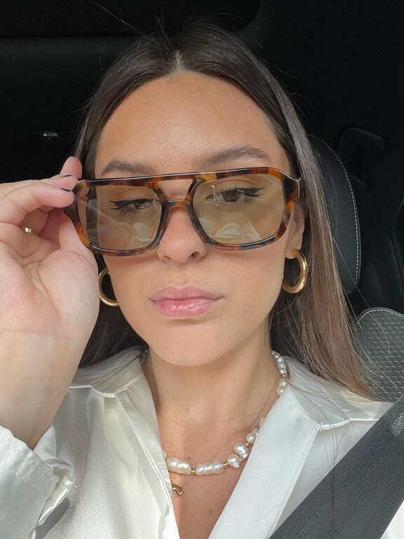 Nuria – Gafas Aviador Color Canela