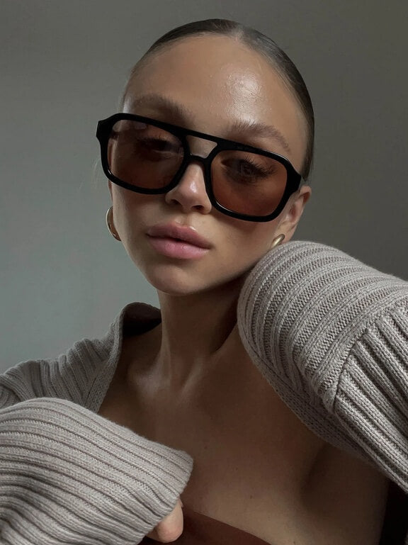 Nuria – Gafas Aviador Color Canela